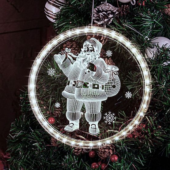 Karácsonyi LED dekoráció Santa CD003