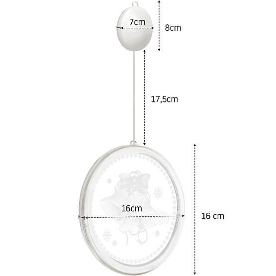 Karácsonyi LED dekoráció Santa CD003
