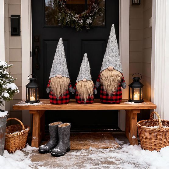 Karácsonyi manó YX055 készlet 30+40+50cm