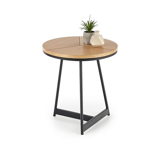 KARIDA-S konferencia asztal természetes tölgy/fekete (1p=1db)