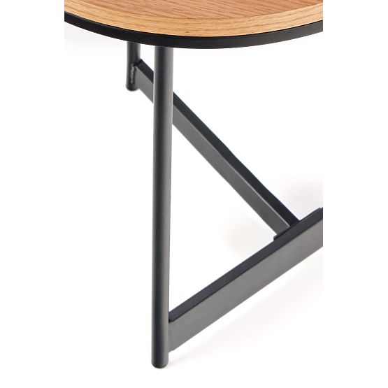 KARIDA-S konferencia asztal természetes tölgy/fekete (1p=1db)