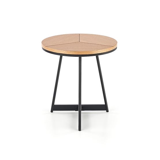 KARIDA-S konferencia asztal természetes tölgy/fekete (1p=1db)