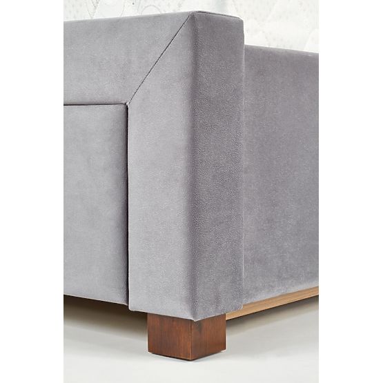 Kárpitozott ágy 160x200 SABRINA - sötétszürke