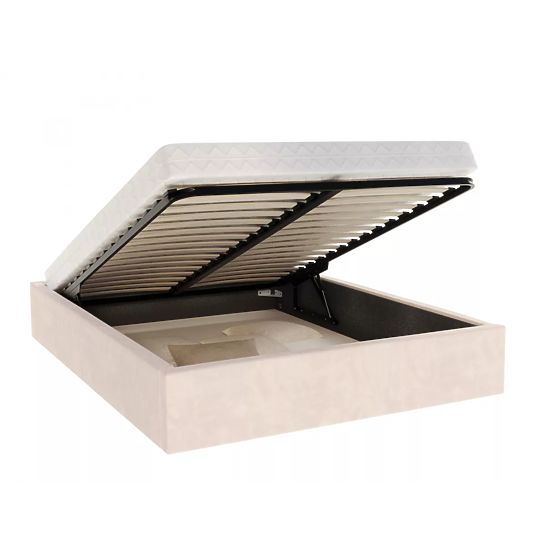 Kárpitozott ágy ORLANDO 90 x 200 cm - Krém