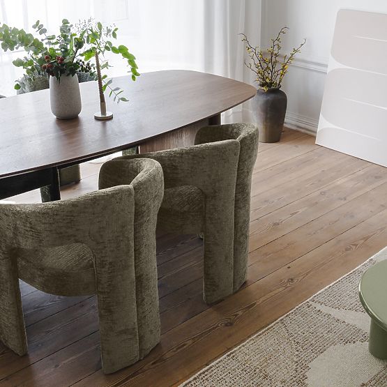 Kárpitozott Castelo szék zöld