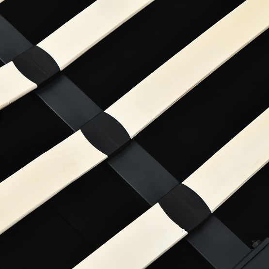 Kárpitozott Luno ágy 160x200 cm, ráccsal és tárolóhellyel, világos bézs, lekerekített