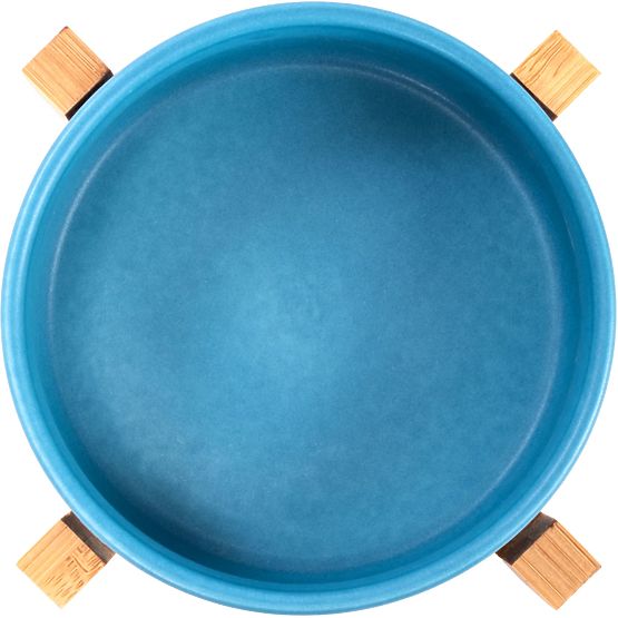 Kék kerámia tál kutyának vagy macskának PJ-033