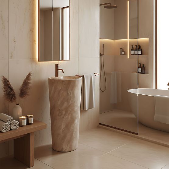 Kerámia Szabadon Álló Mosdó Blanka Savana Matt