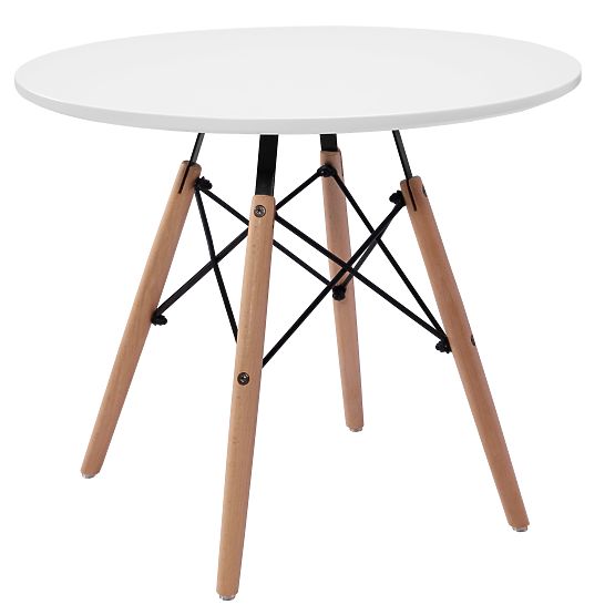 Kerek asztal PARIS DTW 60 cm fehér