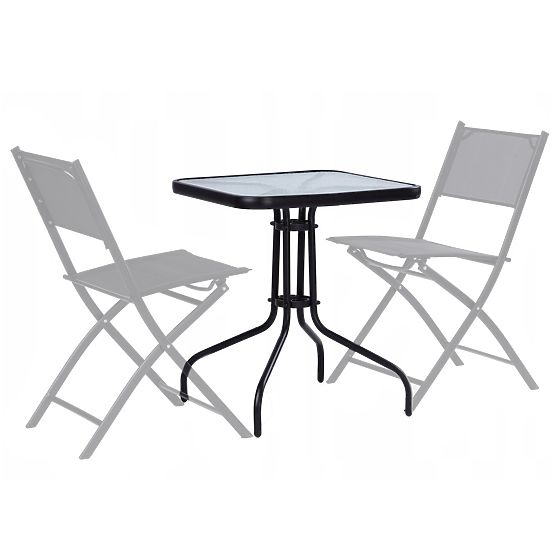 Kerti asztal 60cm kertbe teraszra balkonra ModernHome