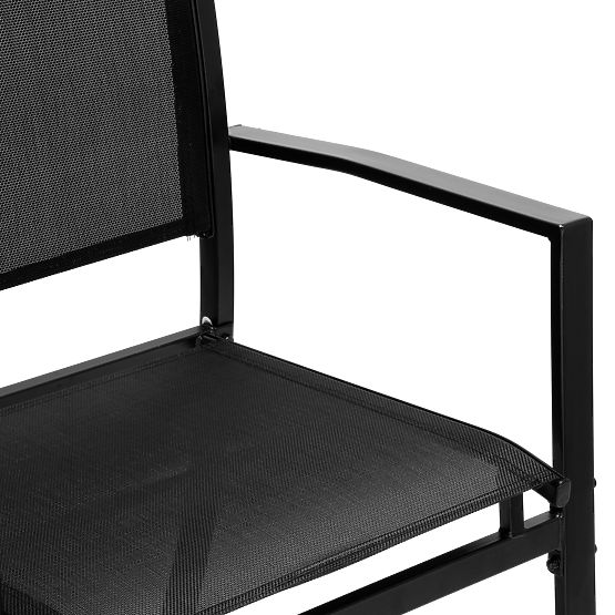 Kerti bútor szett GRACIOSA BLACK
