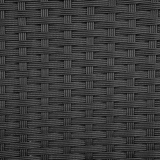 Kerti bútor technorattanból 4 az 1-ben szett MAGNOLIA fekete bézs párnákkal