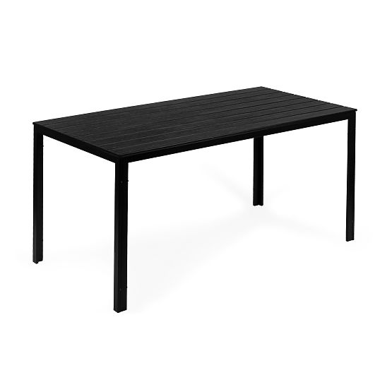 Kerti catering asztal 156 x 78 cm Fekete