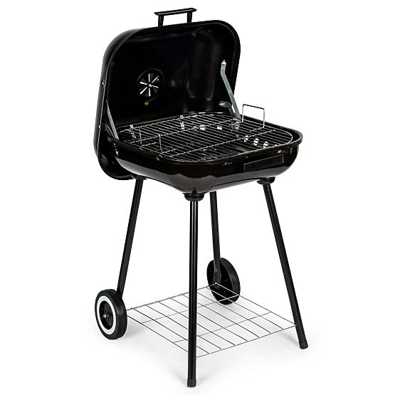 Kerti grill fedéllel és kerekekkel