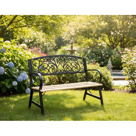 Kerti pad acél-öntöttvas TITO