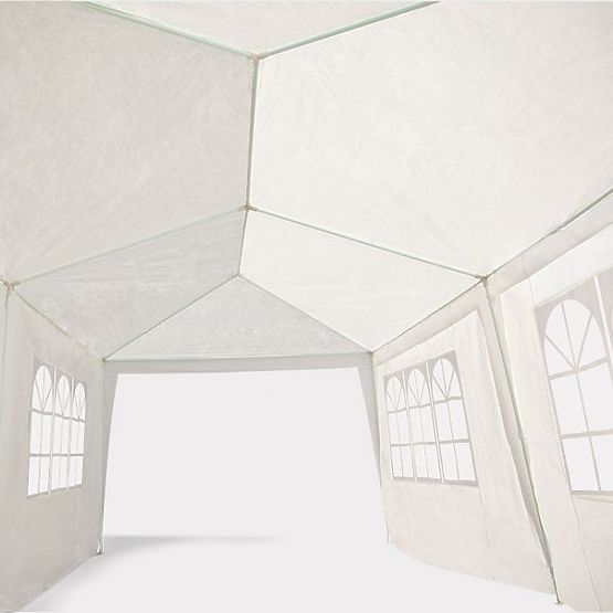 Kerti sátor pavilon 3x6 m 6 fal fehér MultiGarden