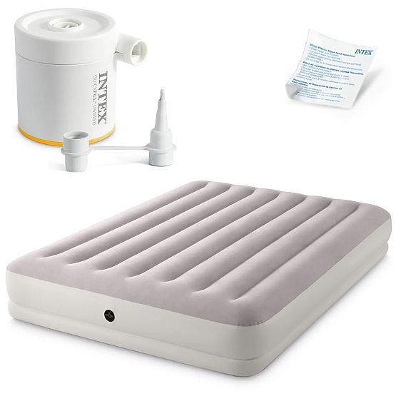 Két személyes felfújható matrac 203x152x30 cm elektromos pumpával INTEX 64179
