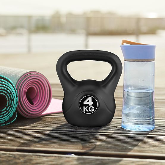 Kettlebell súlyzó 4 kg edzéshez golyó súly fitnesz ModernHome