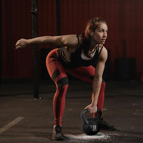 Kettlebell súlyzó 8 kg edzéshez súlygolyó fitnesz ModernHome