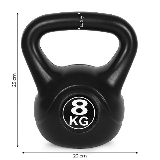 Kettlebell súlyzó 8 kg edzéshez súlygolyó fitnesz ModernHome