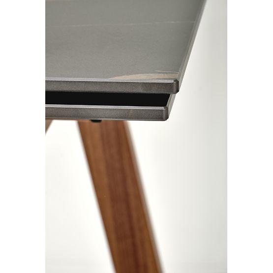 Kihúzható LOZANO asztal, fekete márvány / dió (2p=1ks)