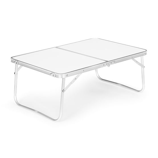 Kis túrázó összecsukható piknikasztal 60x40 cm fehér MultiGarden