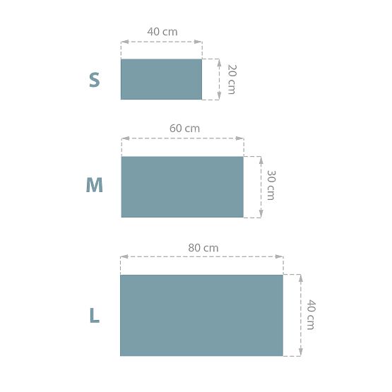 Kárpitozott panel Klasik - azúrkék