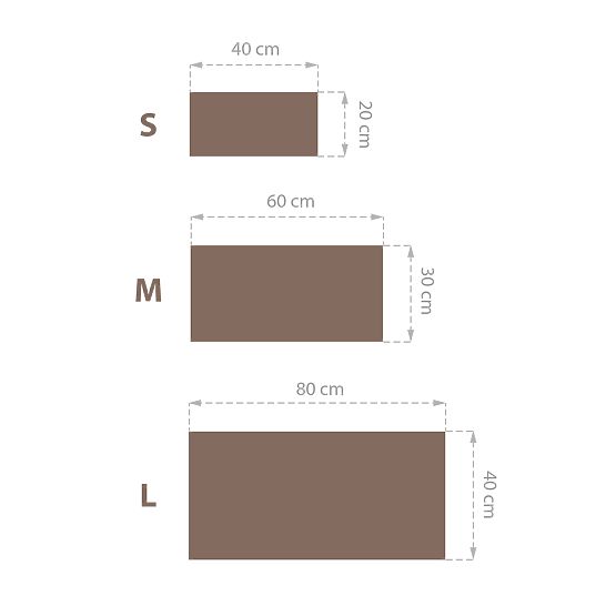 Kárpitozott panel Klasik - kakaó