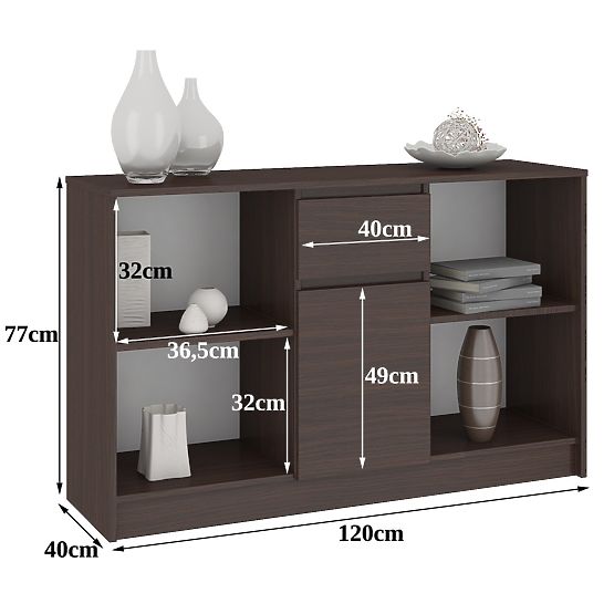 KOMÓD B-17 CLP WENGE