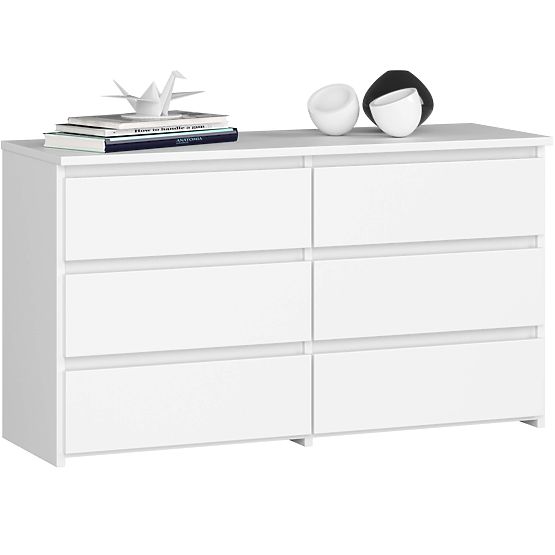 KOMÓD CL100 6F PK FEHÉR