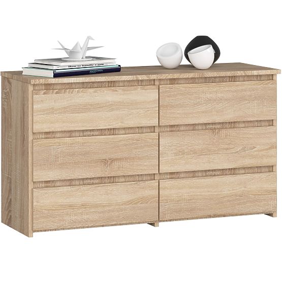 KOMÓD CL100 6F SZONOMA TÖLGY