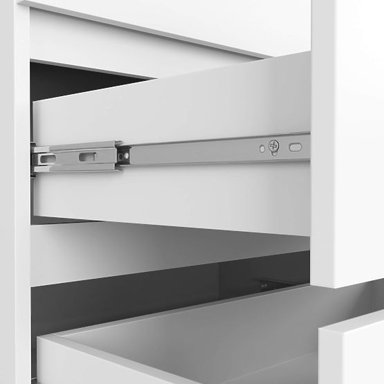 KOMÓD K 140 cm 6 FIÓK PK FEHÉR