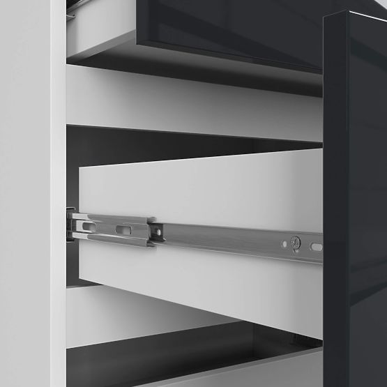 KOMÓD K120 10FIÓK CLP PK GRAFIT FÉNYES