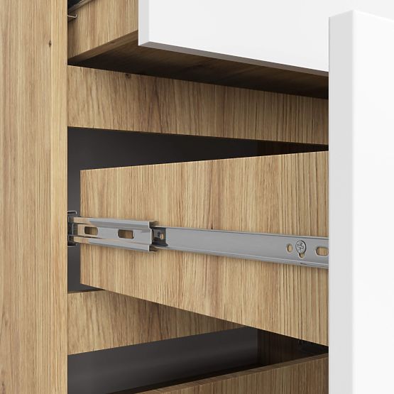 KOMÓD K120 10SZ CLP PK ARTISAN TÖLGY / FEHÉR