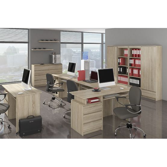 KOMÓD K120 10SZ CLP PK SONOMA TÖLGY