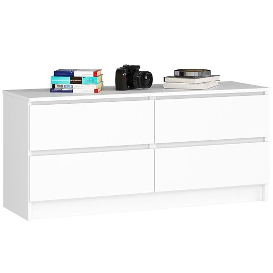 KOMÓD K120 4SZ CLP PK FEHÉR