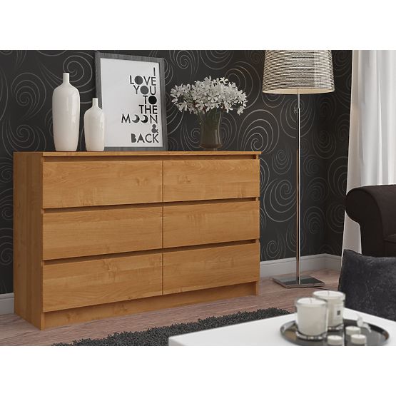 KOMÓD K120 6SZ CLP PK ÉGER