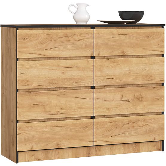 KOMÓD K120 8F CLP PK CRAFT TÖLGY