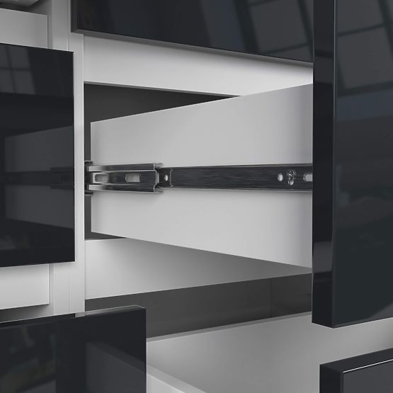 KOMÓD K120 8SZ PK GRAFIT FÉNYES