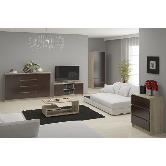 KOMÓD K140 3D 3SZ CLP PK SONOMA / WENGE