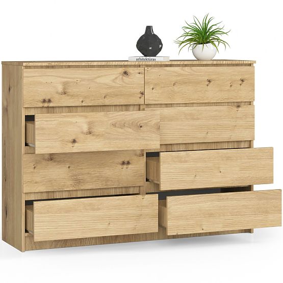 KOMÓD K140 8SZ CLP ARTISAN TÖLGY