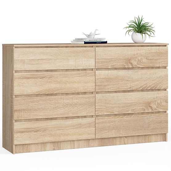 KOMÓD K160 8SZ CLP PK TÖLGY SONOMA