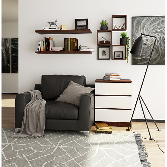 KOMÓD K60 3SZ CLP WENGE / FEHÉR