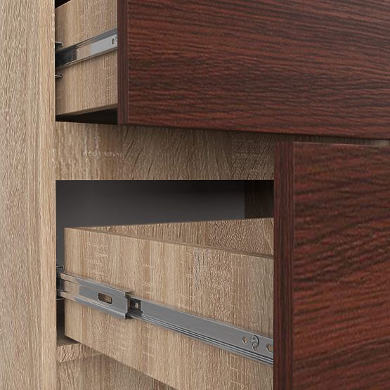 KOMÓD K60 5SZ CLP PK TÖLGY SONOMA / WENGE