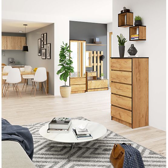 KOMÓD K60 5SZ CLP TÖLGY CRAFT