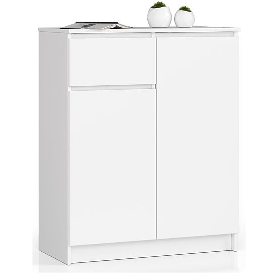 KOMÓD K80 2D 1SZ CLP PK FEHÉR