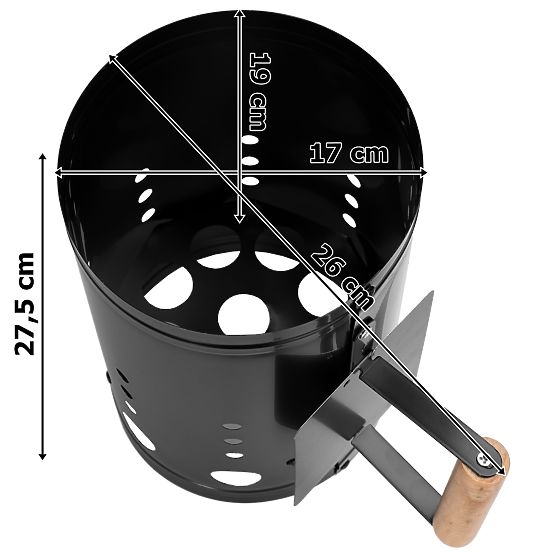 KORTEN grillgyújtó kémény