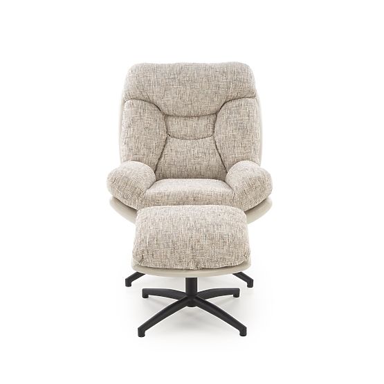 KRONOS fotel lábtartóval, bézs / többszínű (1p=1db)