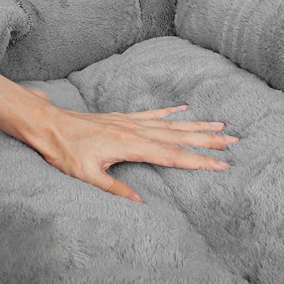 KUTYA ÉS MACSKA FEKVŐHELY PJ-019 SZÜRKE XL