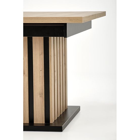 LAMELLO kihúzható asztal 160-210/90 cm tölgy artisan/fekete